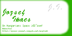 jozsef ipacs business card